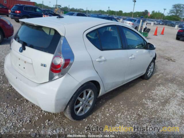 TOYOTA PRIUS C FOUR, JTDKDTB38C1025460