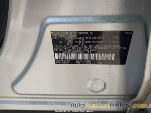 TOYOTA RAV4 HYBRID XLE, JTMRJREV6GD018583