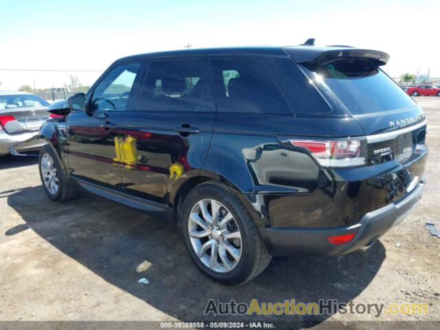 LAND ROVER RANGE ROVER SPORT 3.0L V6 SUPERCHARGED HSE, SALWR2VF4GA576504