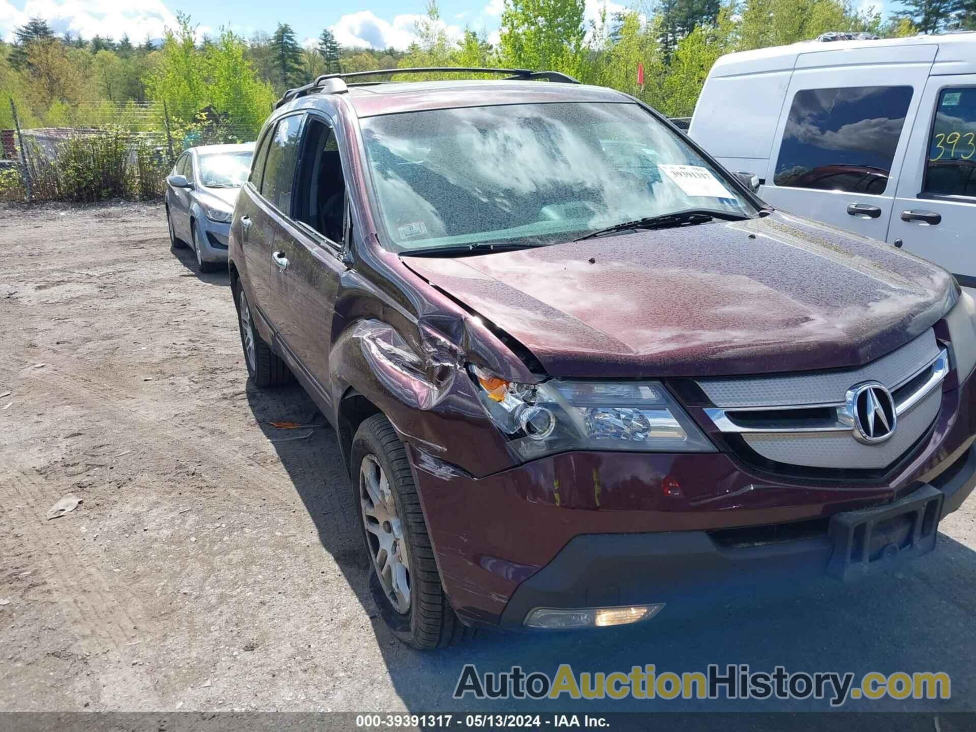 ACURA MDX TECHNOLOGY PACKAGE, 2HNYD28457H550143