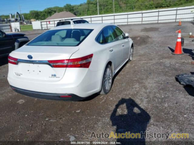 TOYOTA AVALON HYBRID HYBRID/PREM/TOUR/LTD, 4T1BD1EB8EU019663