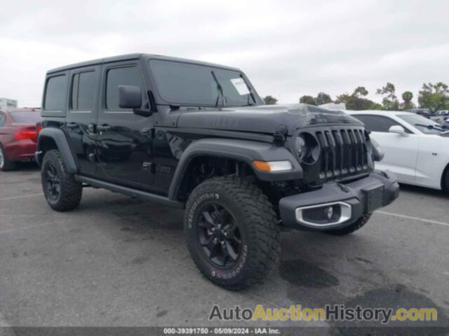 JEEP WRANGLER 4-DOOR WILLYS 4X4, 1C4HJXDM8PW600262