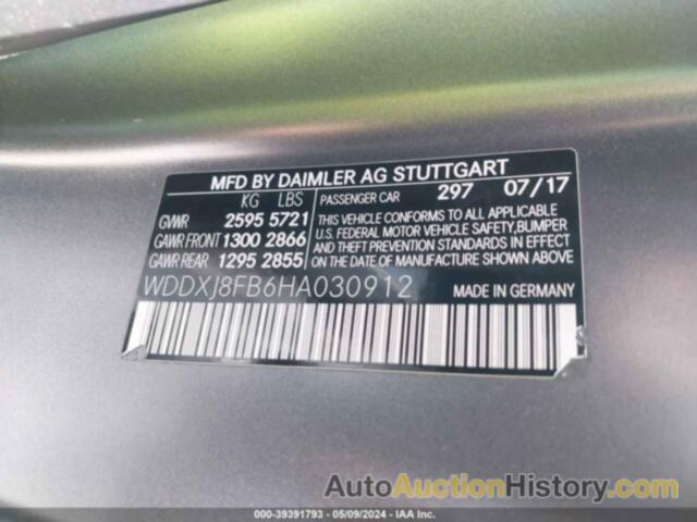 MERCEDES-BENZ S 550 4MATIC, WDDXJ8FB6HA030912