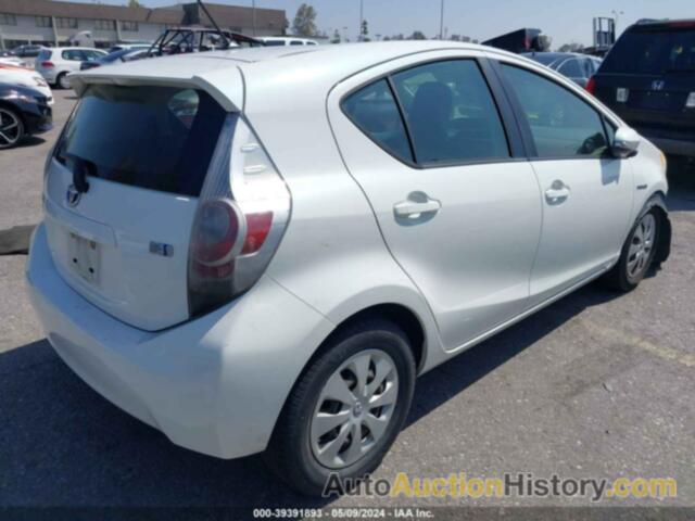 TOYOTA PRIUS C, JTDKDTB3XD1531843