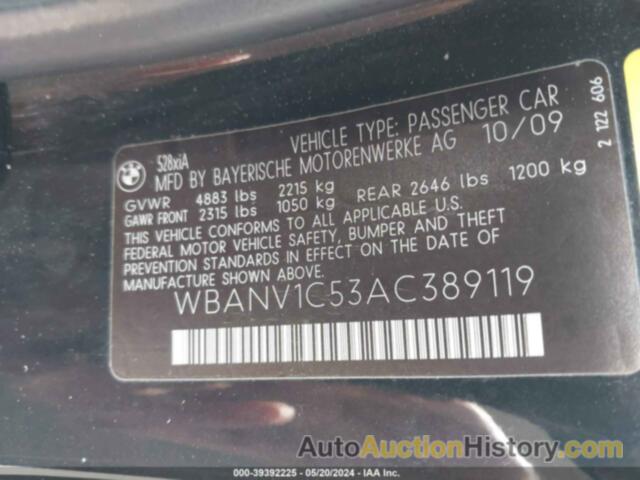 BMW 528 XI, WBANV1C53AC389119