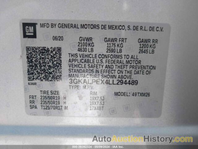 GMC TERRAIN FWD SLT, 3GKALPEX4LL294489