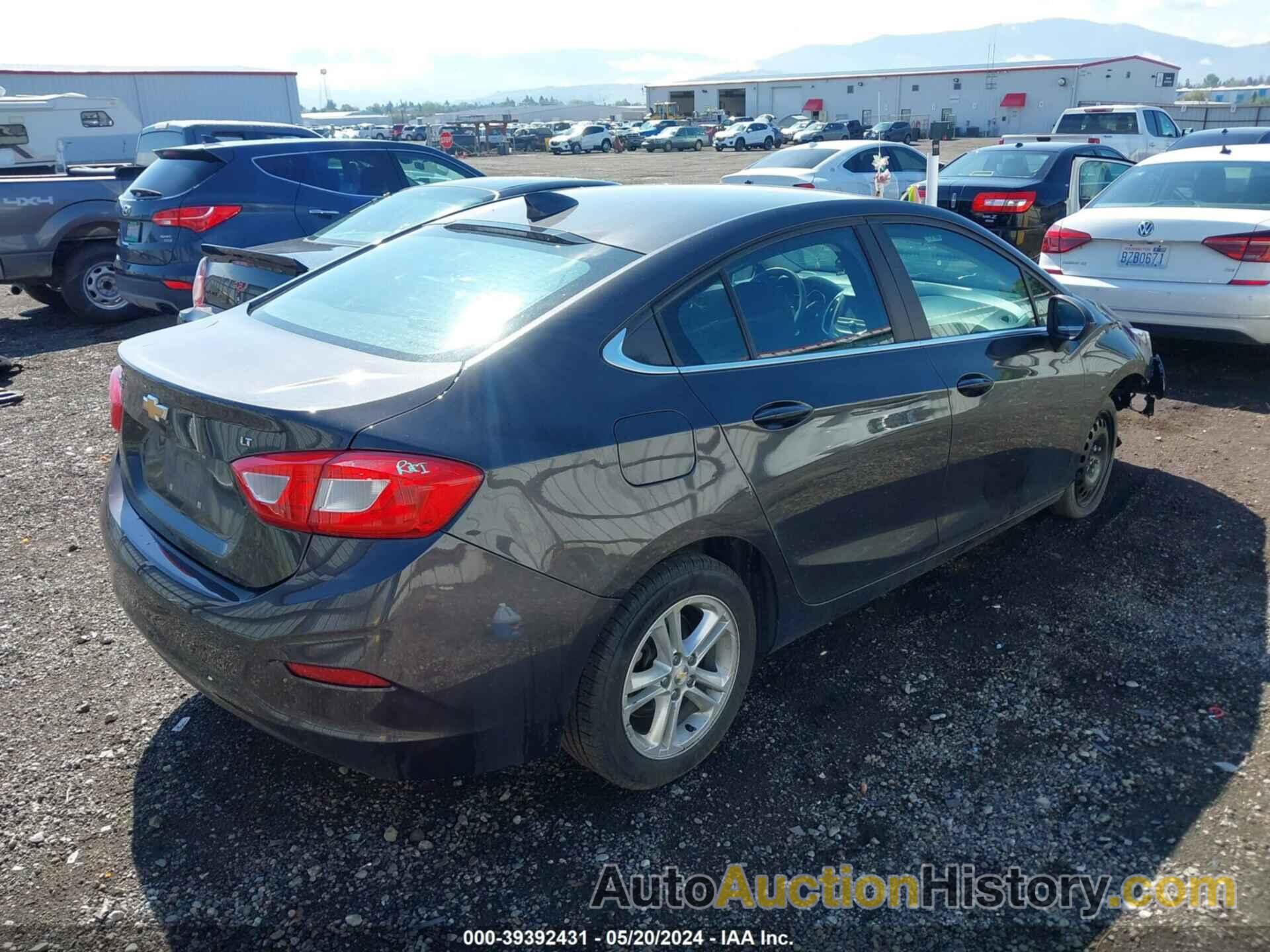 CHEVROLET CRUZE LT AUTO, 1G1BE5SM9G7320404