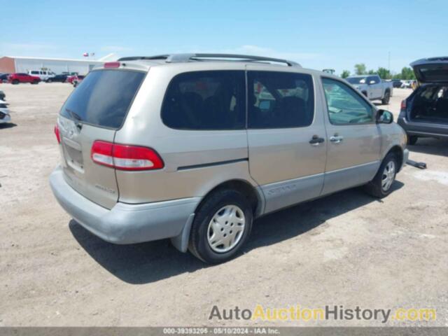 TOYOTA SIENNA CE, 4T3ZF19C21U346265