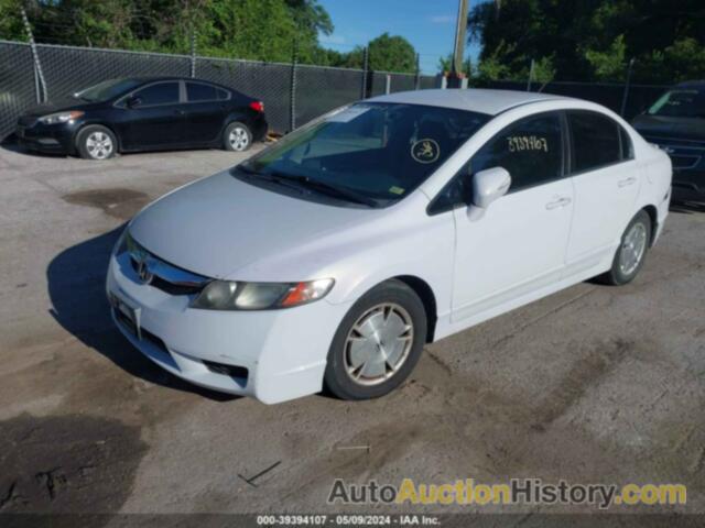 HONDA CIVIC HYBRID, JHMFA36269S001350