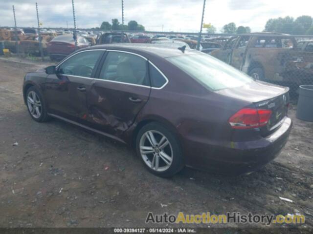 VOLKSWAGEN PASSAT 2.5L SE, 1VWBP7A30CC104767