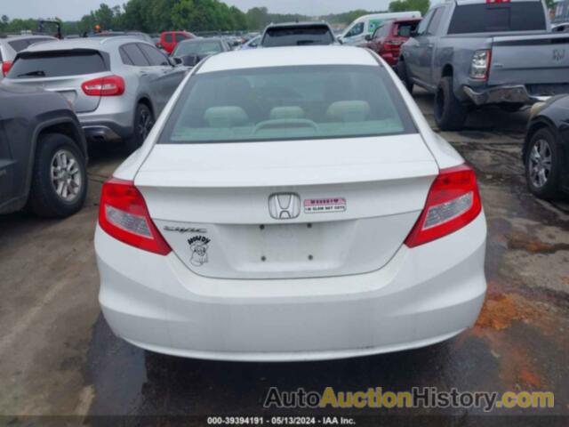 HONDA CIVIC LX, 2HGFG3B58CH524238