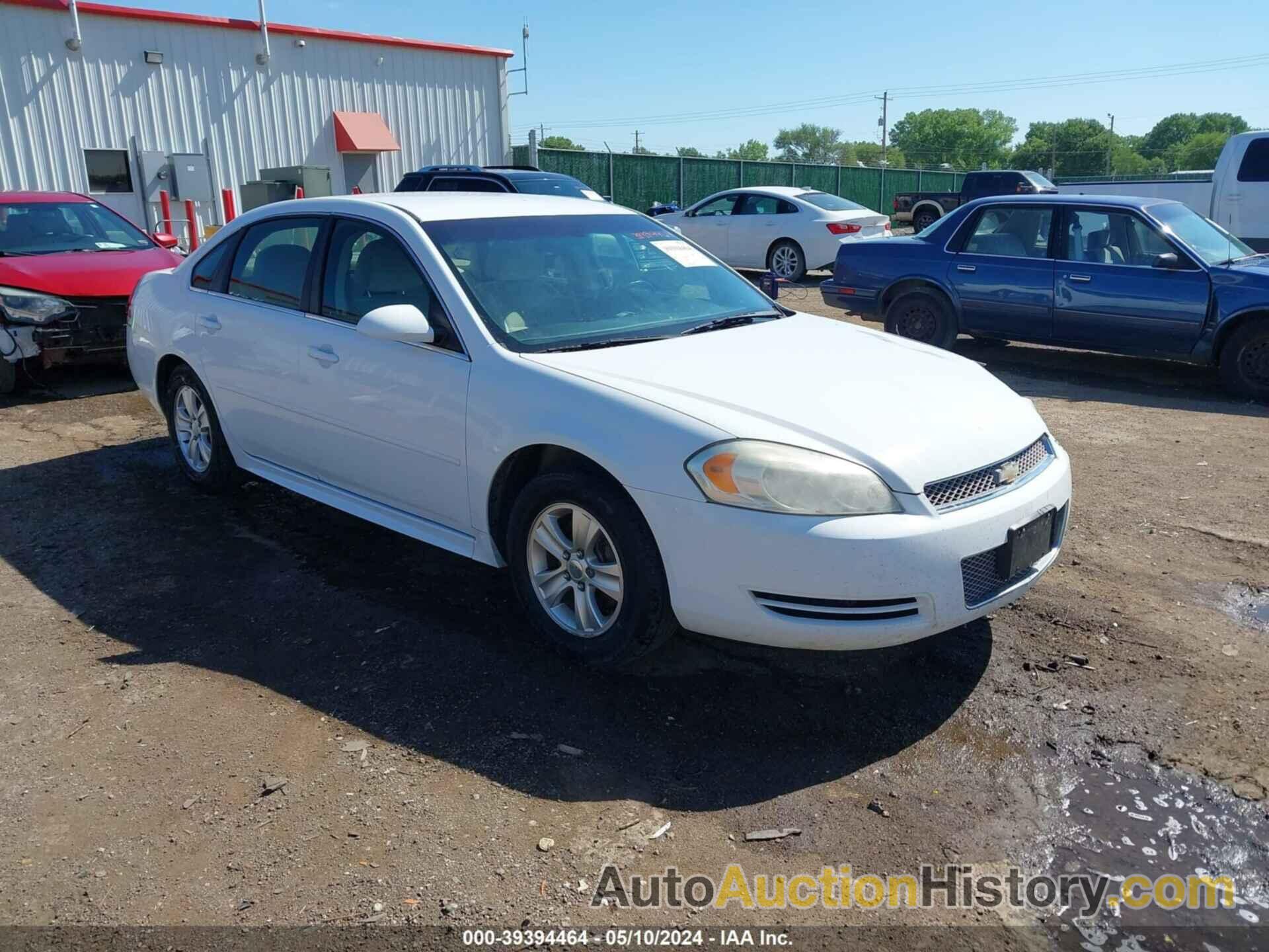 CHEVROLET IMPALA LS, 2G1WF5E34D1258243