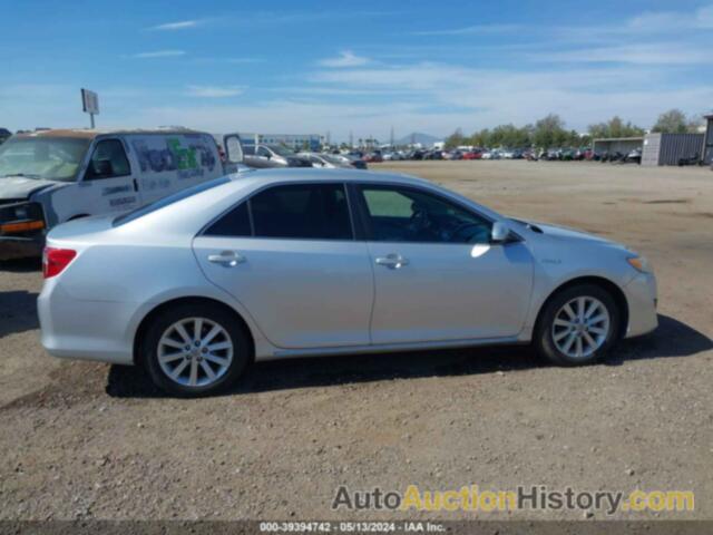 TOYOTA CAMRY HYBRID XLE, 4T1BD1FK1CU007429