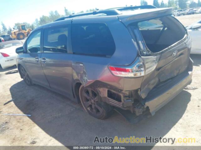 TOYOTA SIENNA SE 8 PASSENGER, 5TDXK3DC9GS727823