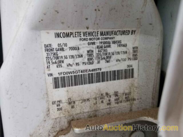 FORD F550 SUPER DUTY, 1FD0W5GT4BEA48579