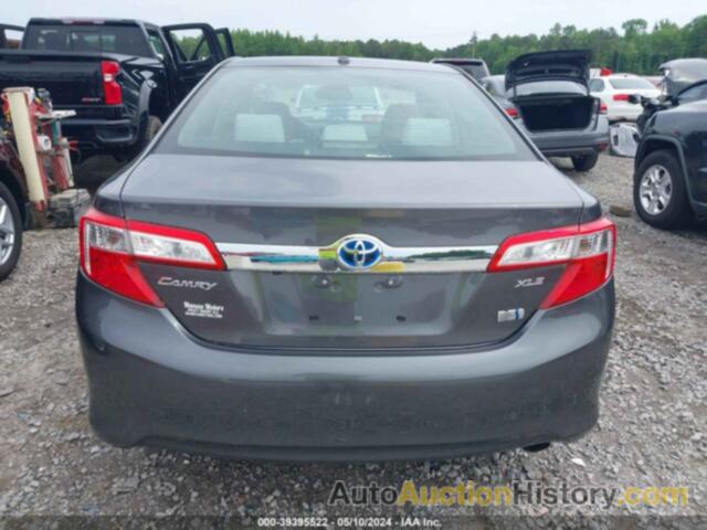 TOYOTA CAMRY HYBRID XLE, 4T1BD1FK7EU109322