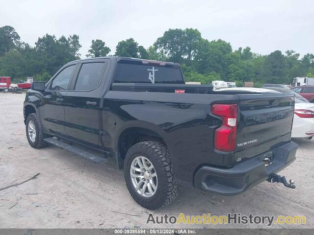 CHEVROLET SILVERADO 1500 4WD  SHORT BED WT, 3GCUYAEFXMG333935