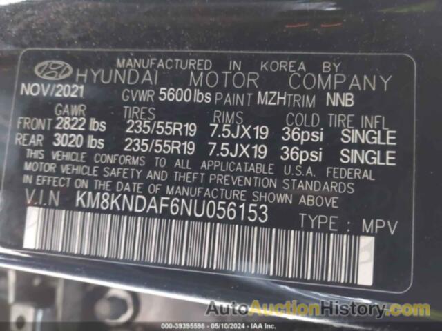 HYUNDAI IONIQ 5 SEL, KM8KNDAF6NU056153