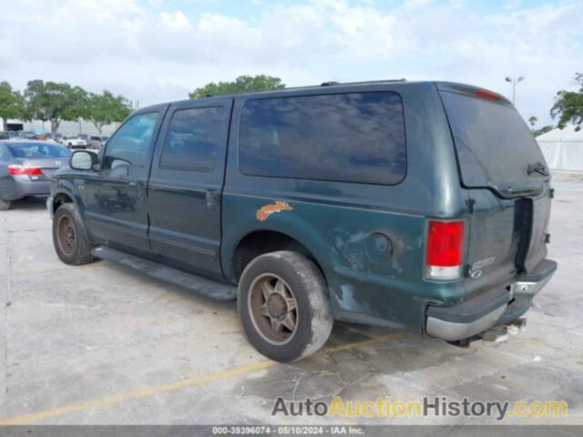 FORD EXCURSION XLT, 1FMNU40L1YEA99448