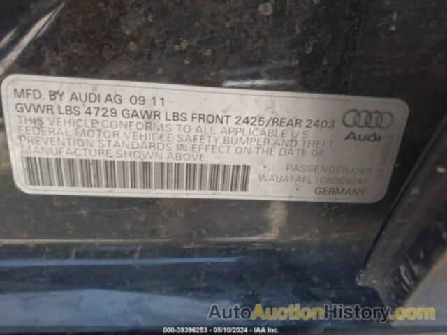 AUDI A4 PREMIUM, WAUAFAFL1CN008784