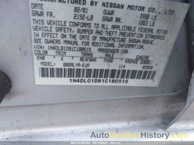 NISSAN ALTIMA SE, 1N4DL01D91C180515