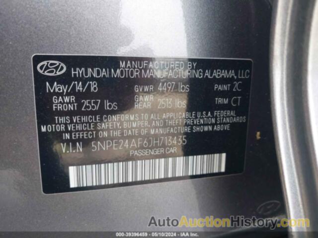 HYUNDAI SONATA SE, 5NPE24AF6JH713435