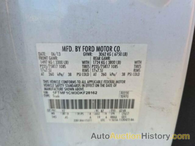 FORD F-150 XL, 1FTMF1CM3DKF28162