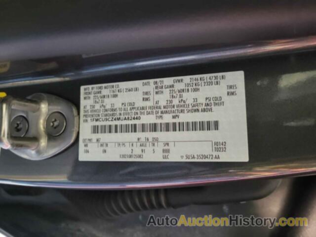 FORD ESCAPE SEL HYBRID, 1FMCU9CZ4MUA82440