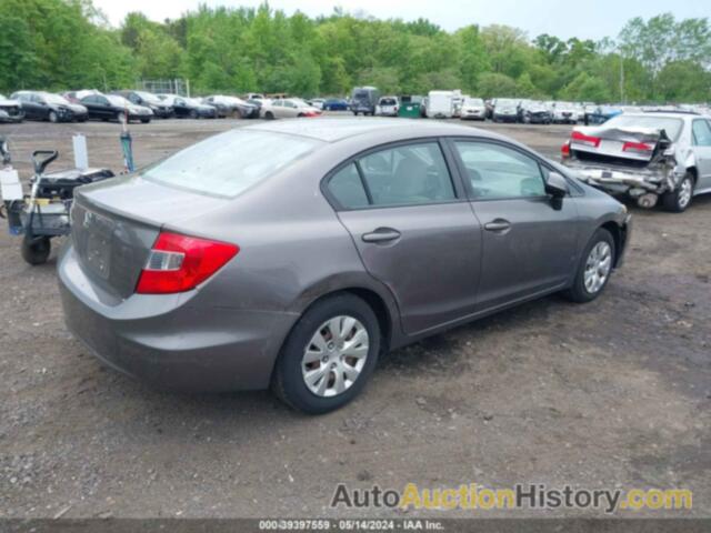 HONDA CIVIC LX, 19XFB2F58CE370708