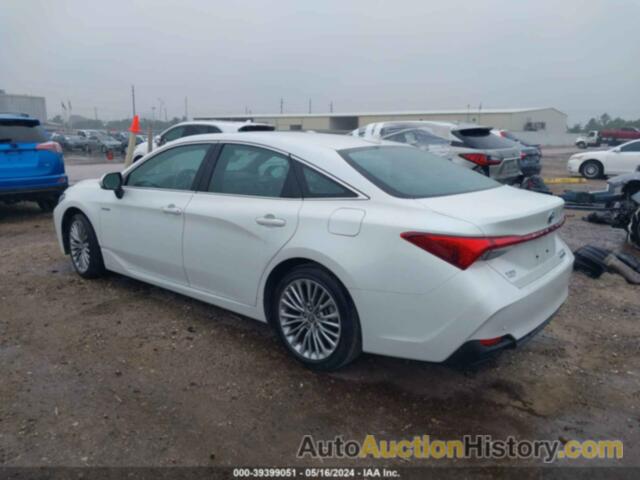 TOYOTA AVALON LIMITED HYBRID, 4T1DA1AB8MU010144