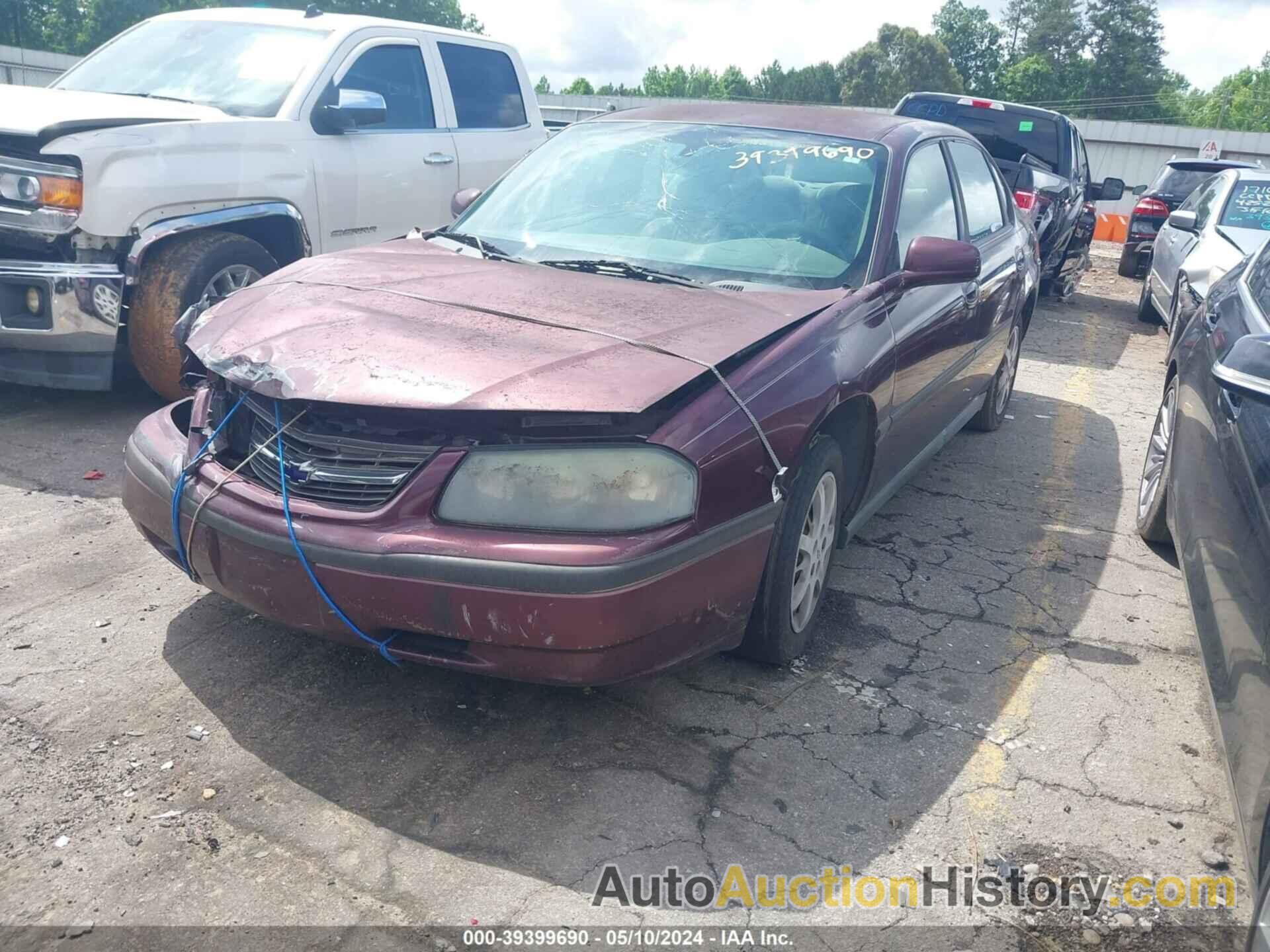 CHEVROLET IMPALA, 2G1WF52E049358699