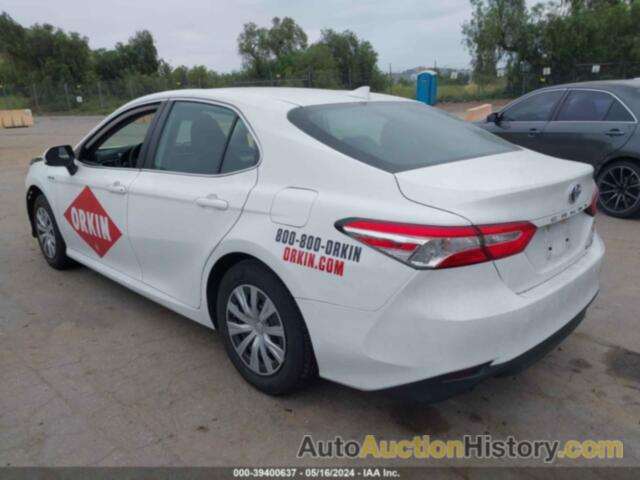 TOYOTA CAMRY LE HYBRID, 4T1C31AK7LU012889