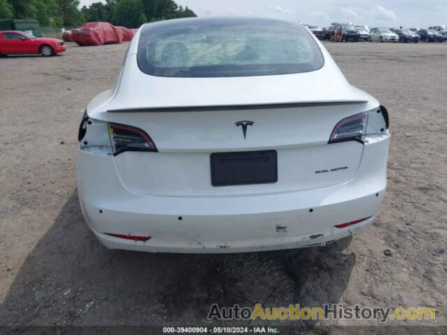 TESLA MODEL 3 LONG RANGE DUAL MOTOR ALL-WHEEL DRIVE, 5YJ3E1EB5MF064248