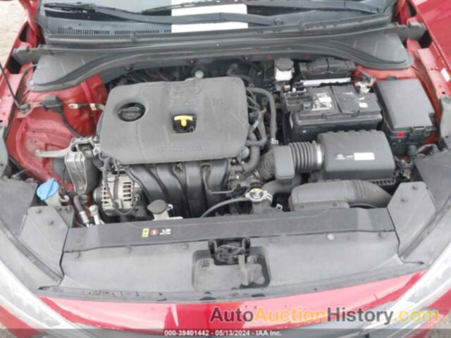 HYUNDAI ELANTRA SE, KMHD74LF6KU888765