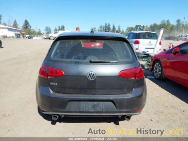 VOLKSWAGEN GOLF GTI AUTOBAHN 4-DOOR/S 4-DOOR/SE 4-DOOR/SPORT 4-DOOR, 3VW4T7AU4HM037819