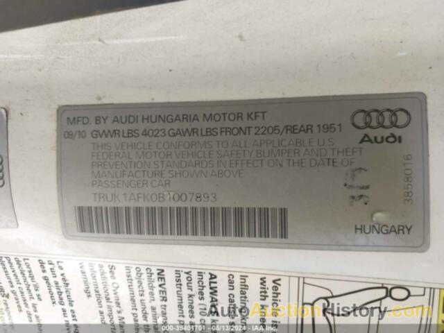 AUDI TTS 2.0T PREMIUM PLUS, TRUK1AFK0B1007893