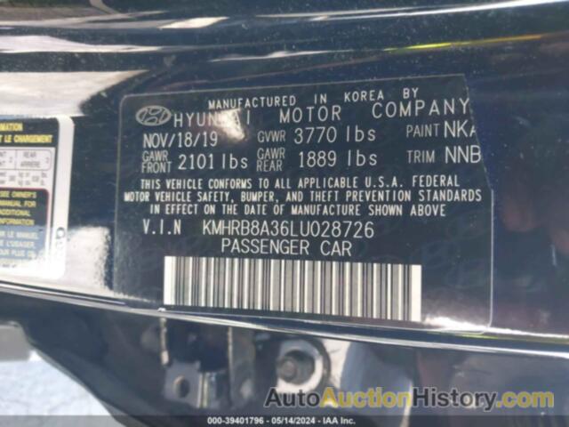 HYUNDAI VENUE SE, KMHRB8A36LU028726