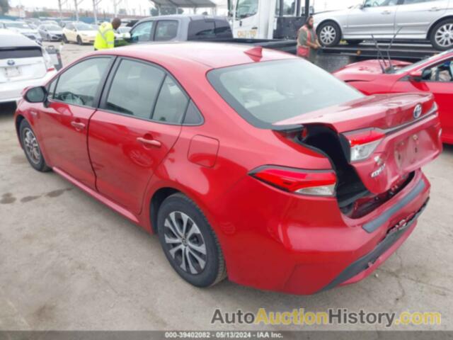 TOYOTA COROLLA HYBRID LE, JTDEBRBE7LJ009046