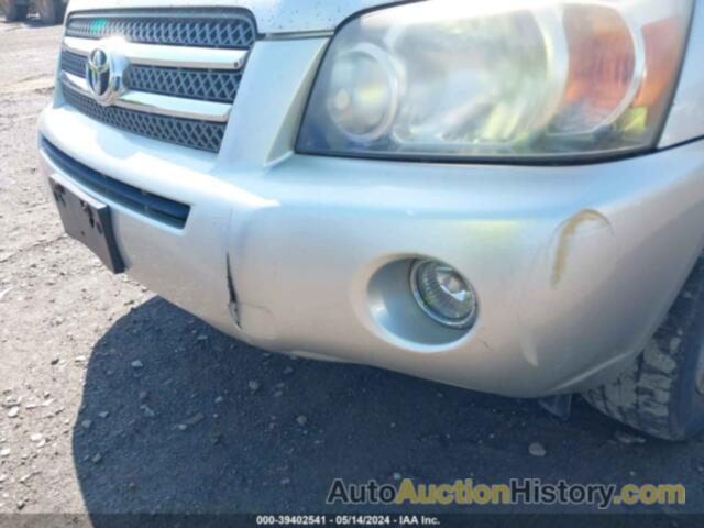 TOYOTA HIGHLANDER HYBRID, JTEEW21A260006202