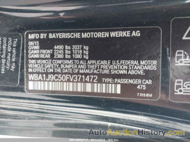 BMW M235 XDRIVE, WBA1J9C50FV371472