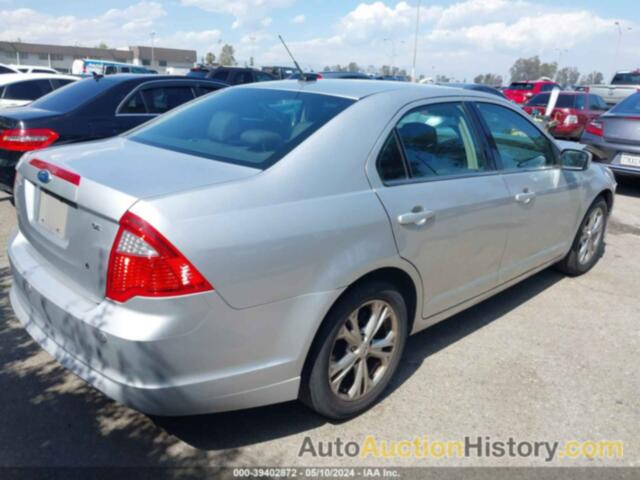 FORD FUSION SE, 3FAHP0HA1CR125241