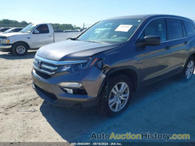 HONDA PILOT LX, 5FNYF6H11JB029639