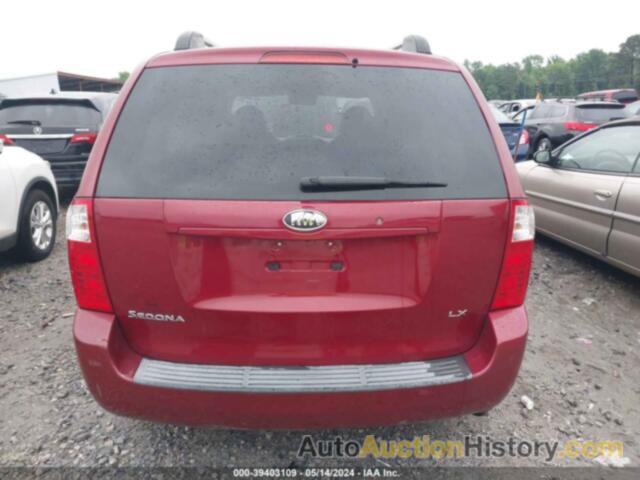 KIA SEDONA LX, KNDMB233X86231641