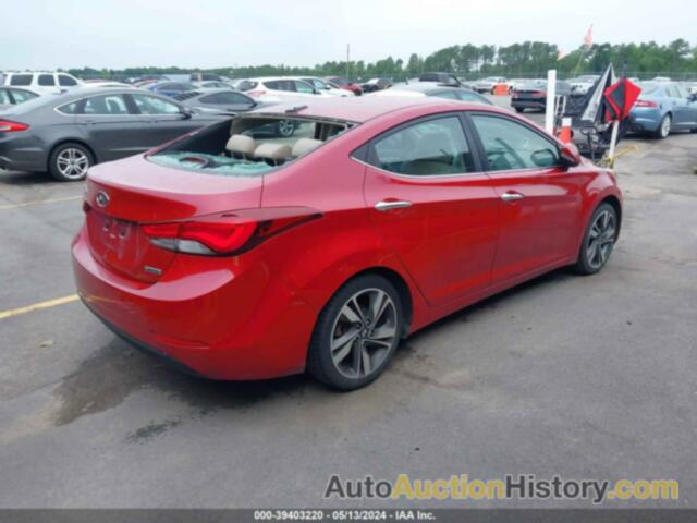 HYUNDAI ELANTRA LIMITED, KMHDH4AE5EU133487