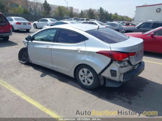 HYUNDAI ELANTRA SE/SPORT/LIMITED, KMHDH4AEXGU483698