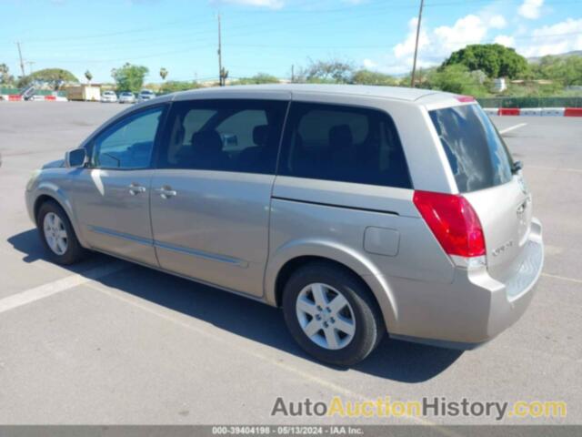 NISSAN QUEST 3.5 S, 5N1BV28U34N343984