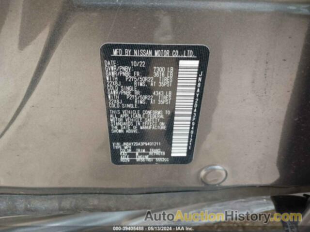 NISSAN ARMADA, JN8A42DA3P9401211