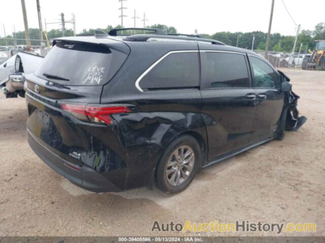 TOYOTA SIENNA XLE, 5TDYRKEC5MS055618