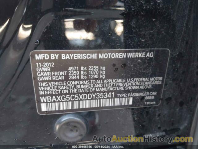 BMW 528I, WBAXG5C5XDDY35341
