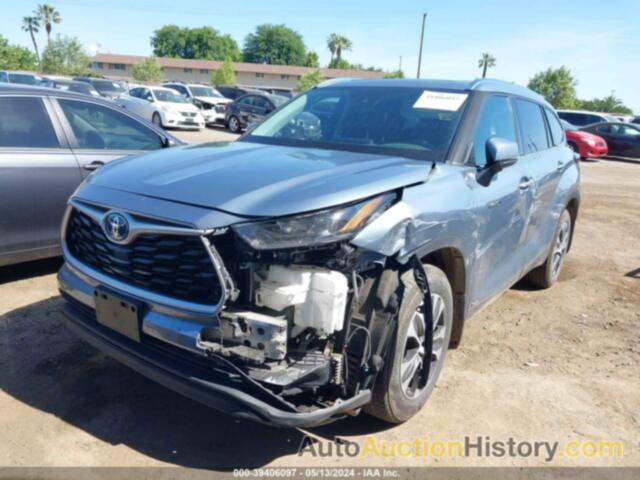 TOYOTA HIGHLANDER HYBRID XLE, 5TDHBRCH1LS006619